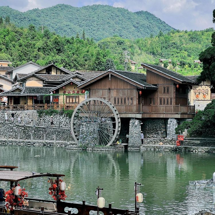 A scenic view of yunshuiyao ancient town