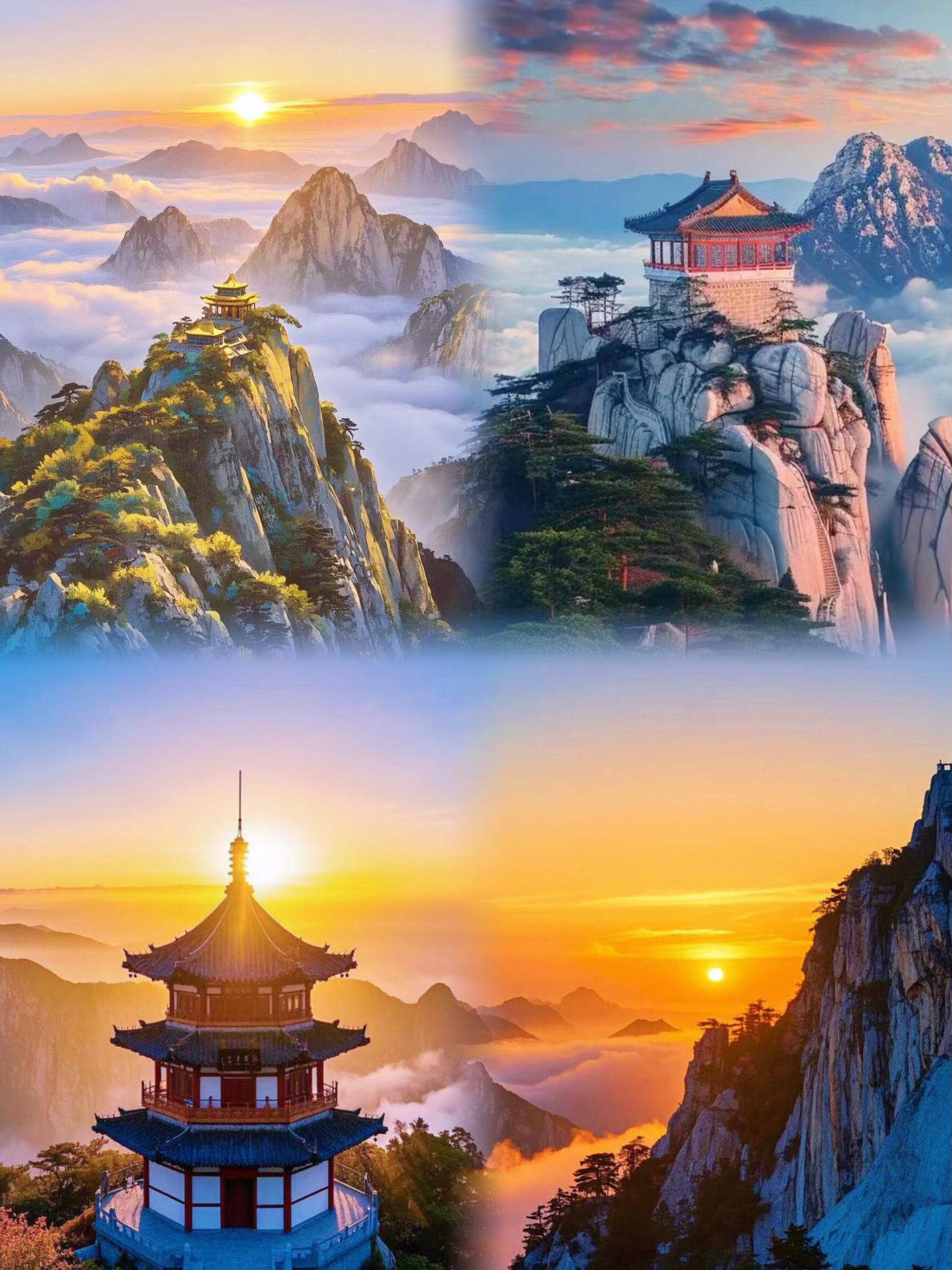 A scenic view of Yuquan Temple And Iron Pagoda