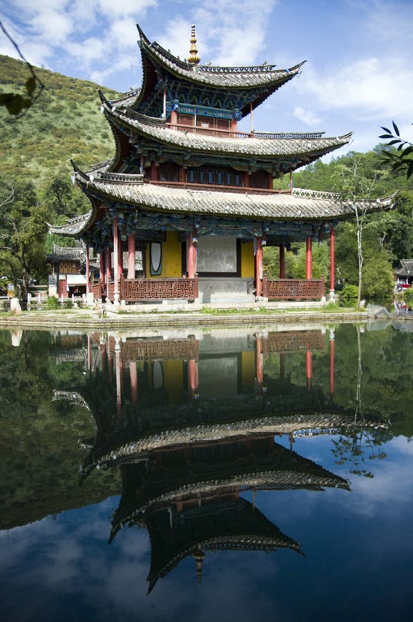 A scenic view of Yuquan Temple And Iron Pagoda