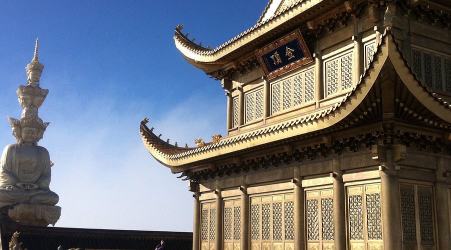 A scenic view of Yuxian Ancient City