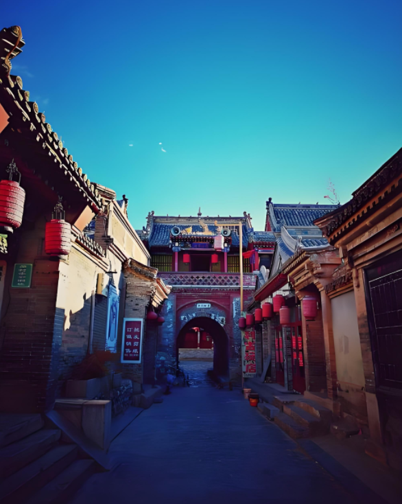 A scenic view of Yuxian Ancient City