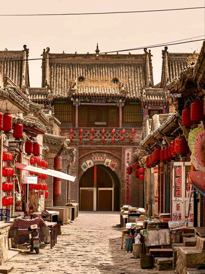 A scenic view of Yuxian Ancient City