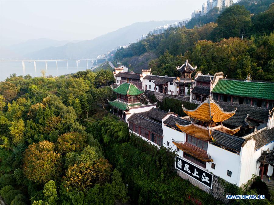 A scenic view of zhang_fei_temple