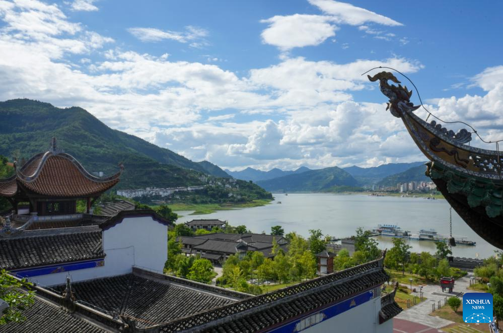 A scenic view of zhang_fei_temple
