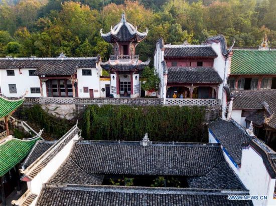 A scenic view of zhang_fei_temple