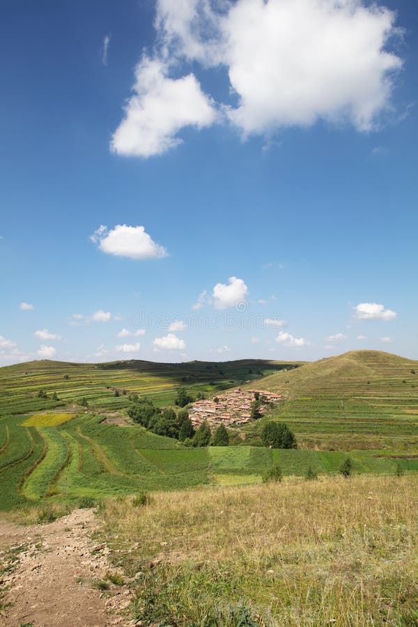 A scenic view of Zhangbei Grassland