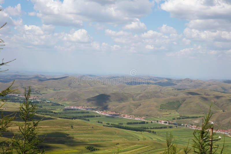 A scenic view of Zhangbei Grassland