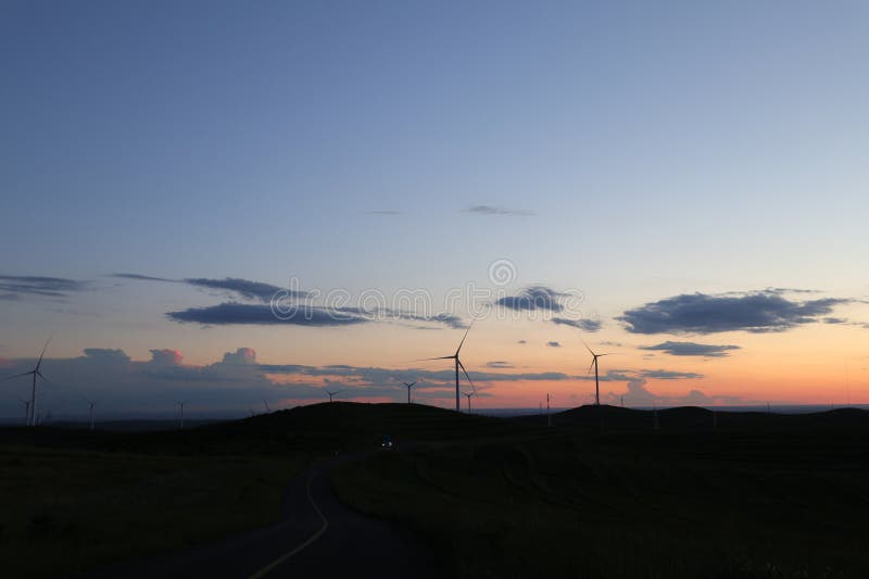A scenic view of Zhangbei Grassland