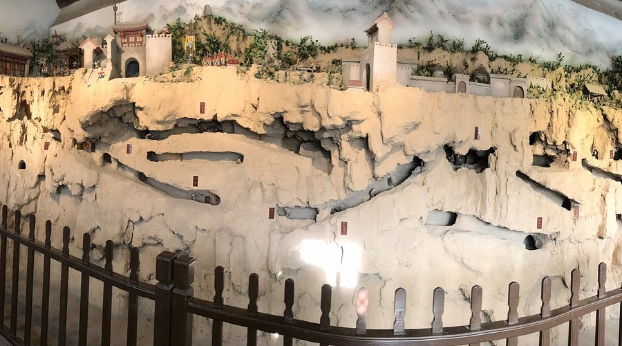 A scenic view of Zhangbi Ancient Castle