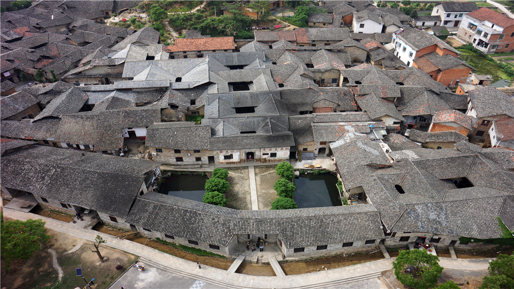 A scenic view of Zhangguying Village