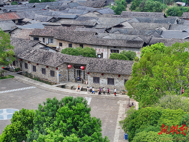 A scenic view of Zhangguying Village