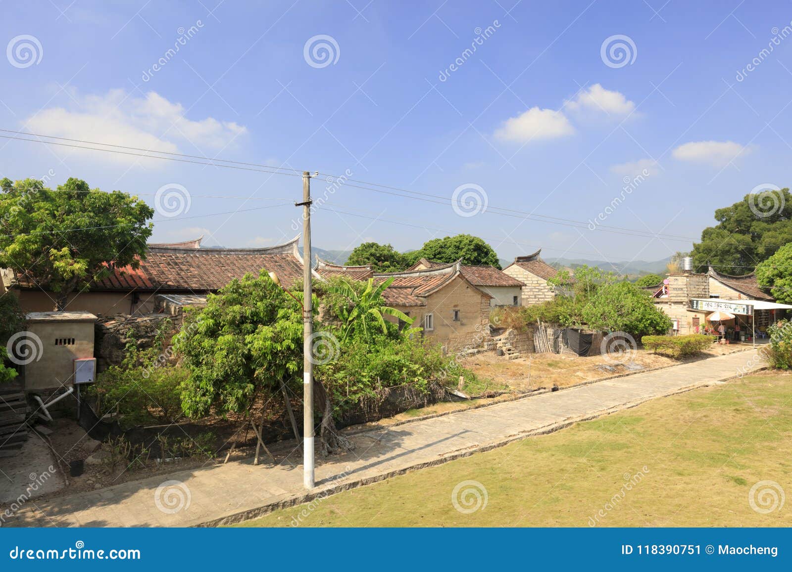 A scenic view of zhangpu zhaojiabao