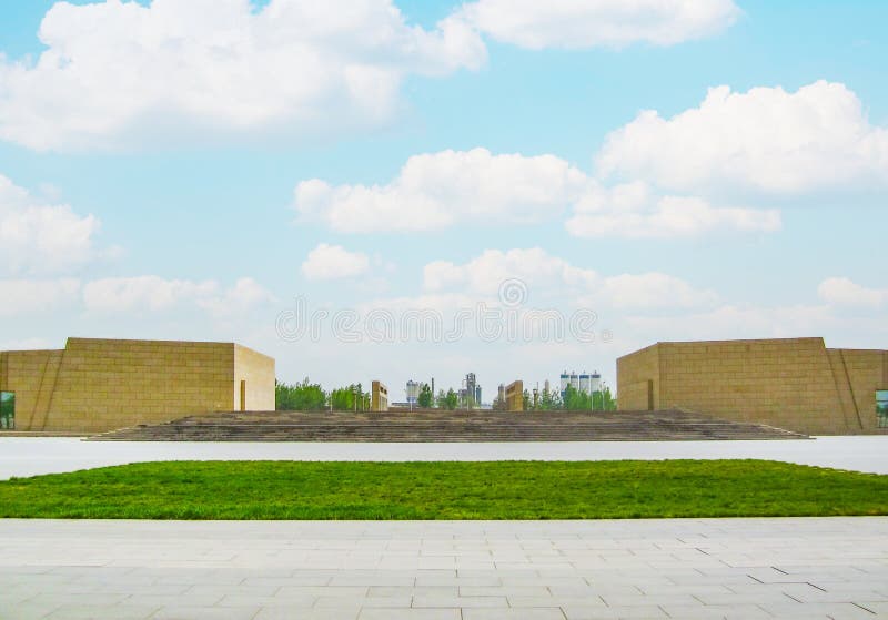 A scenic view of Zhao Wangcheng Ruins