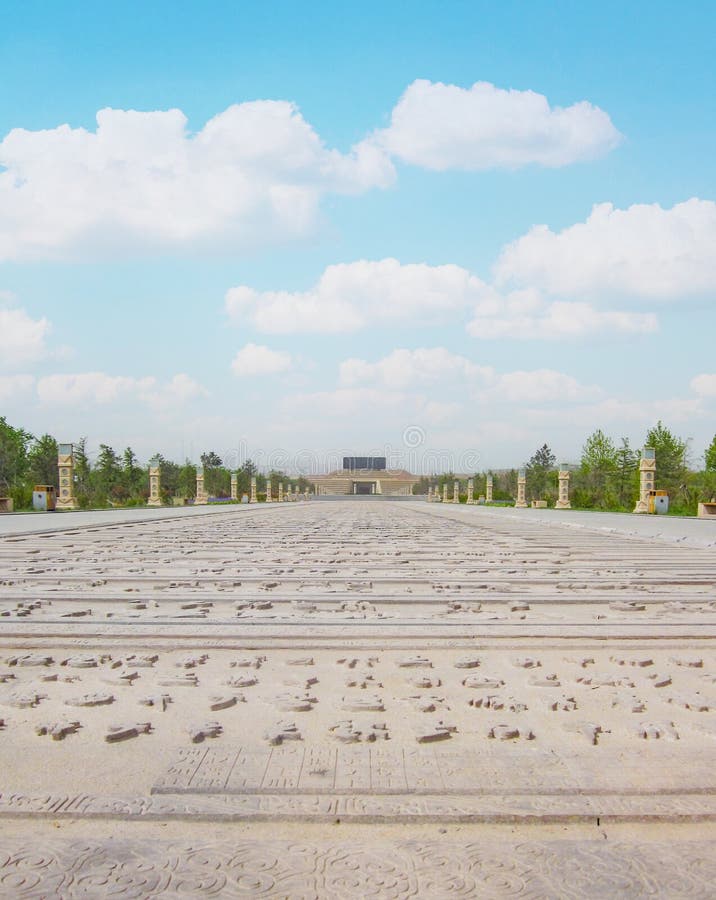 A scenic view of Zhao Wangcheng Ruins
