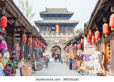 A scenic view of zhaohua ancient city