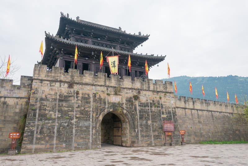 A scenic view of zhaohua ancient city