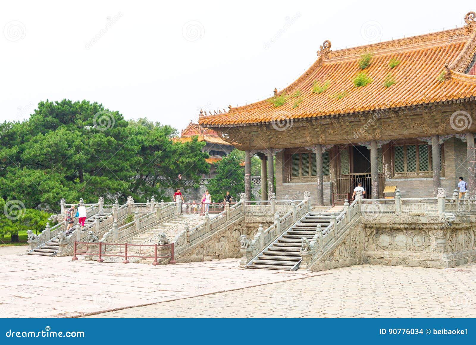 A scenic view of zhaoling_tomb_qing