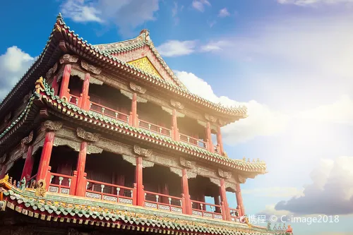 A scenic view of zhaoling_tomb_qing