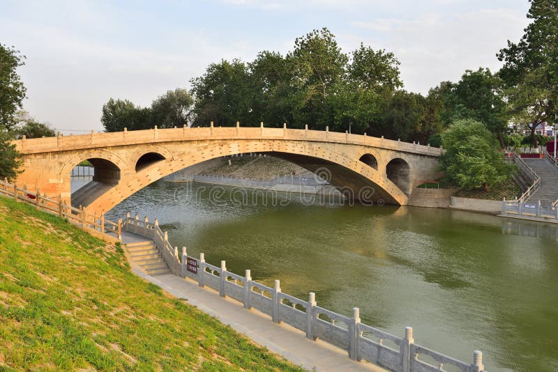 A scenic view of Zhaozhou Bridge