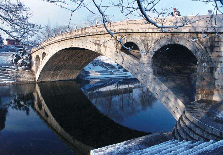 A scenic view of Zhaozhou Bridge
