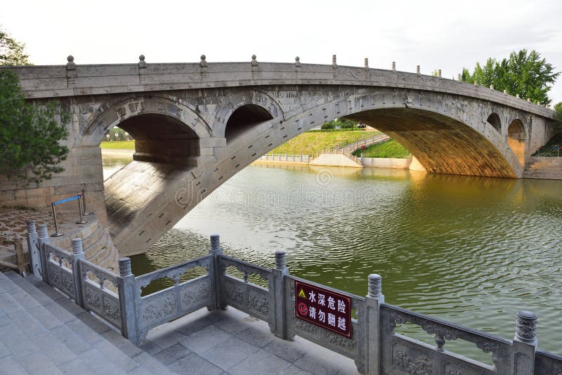 A scenic view of Zhaozhou Bridge