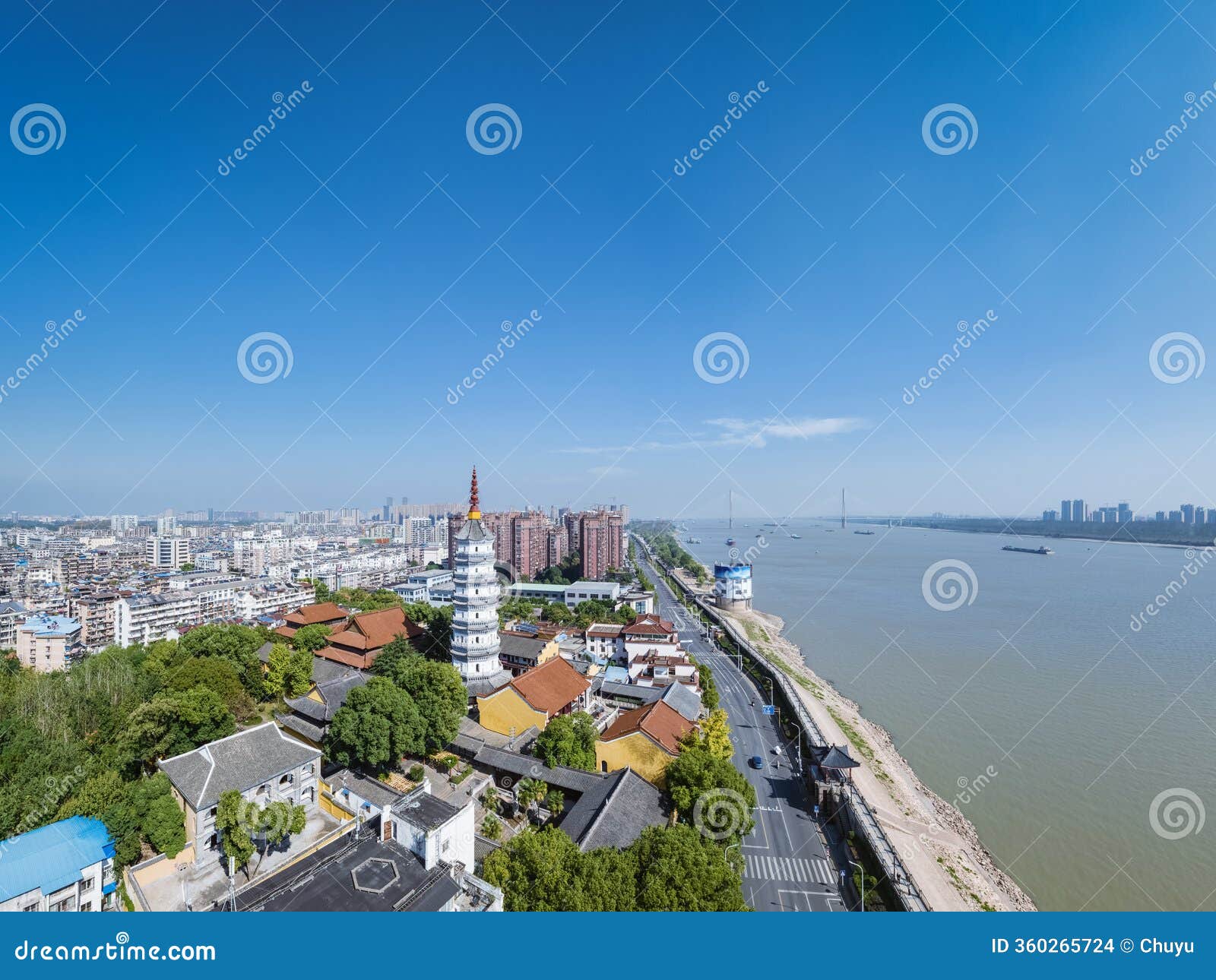A scenic view of zhenfeng pagoda