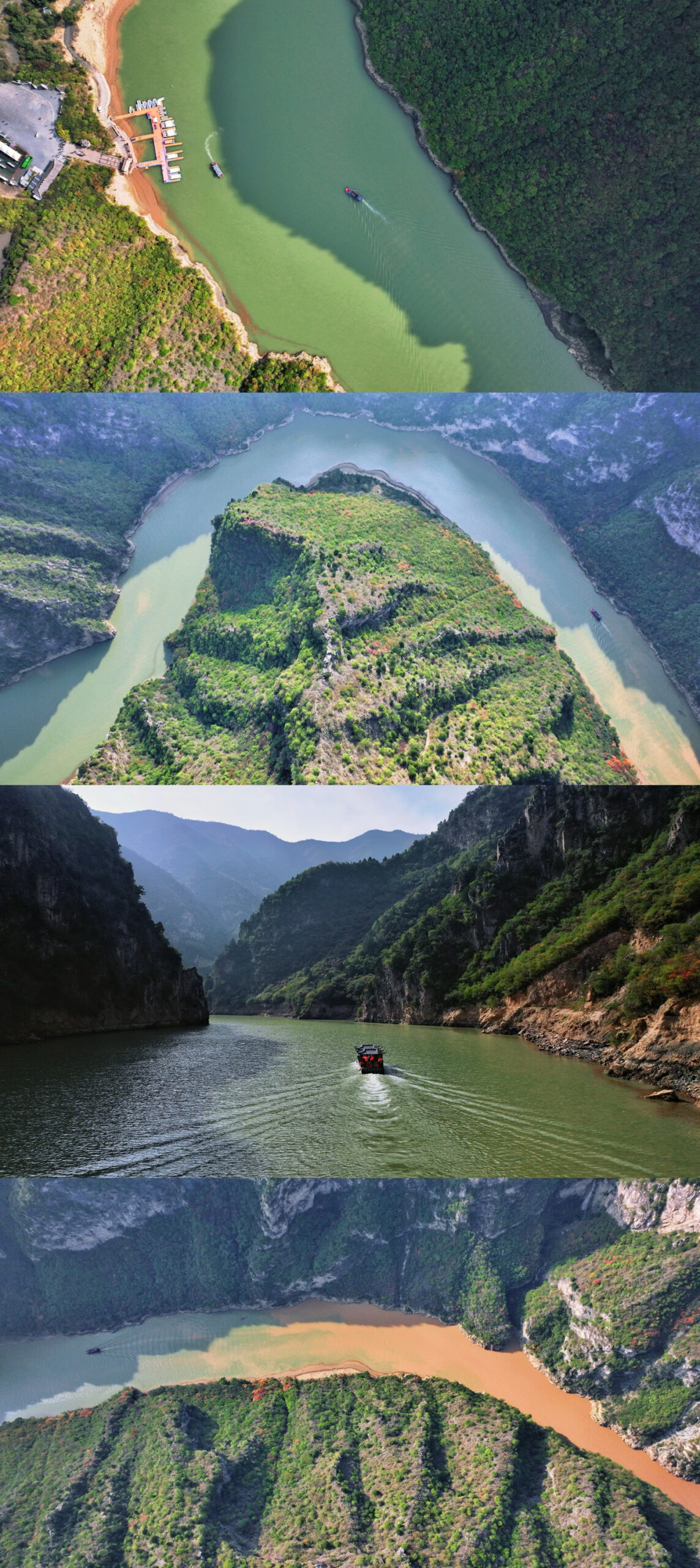 A scenic view of zheng_guo_canal_head_ruins