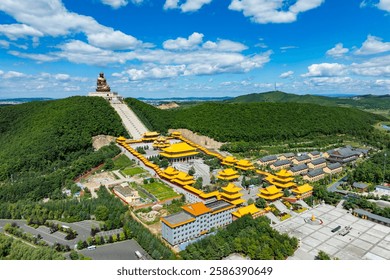 A scenic view of Zhengjue Si