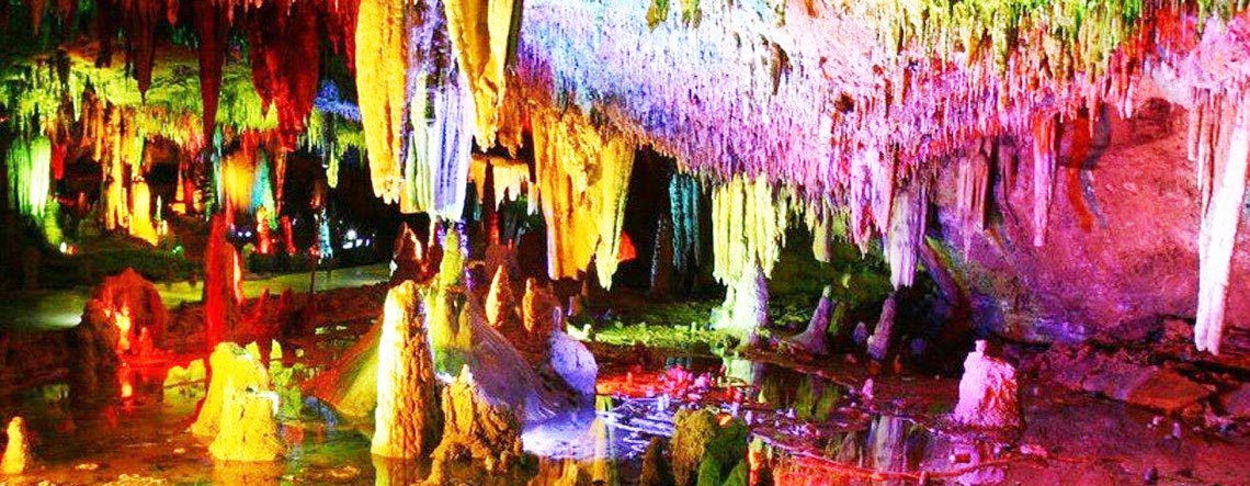 A scenic view of zhijin cave