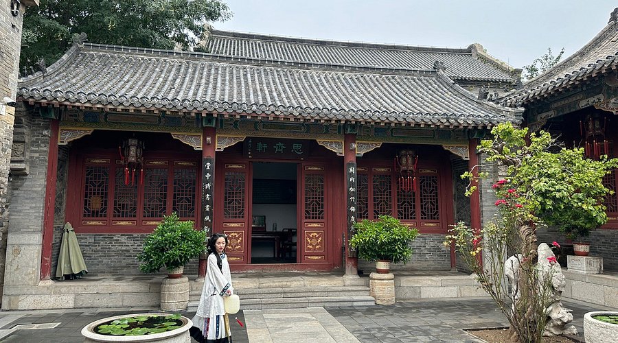A scenic view of Zhoucun Ancient Commercial City
