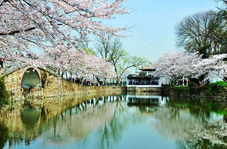 A scenic view of zhu lake park