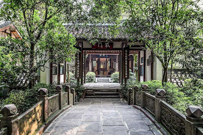 A scenic view of Zhuge Liang S Thatched Cottage