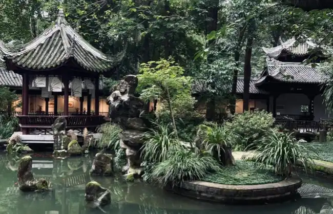 A scenic view of Zhuge Liang S Thatched Cottage