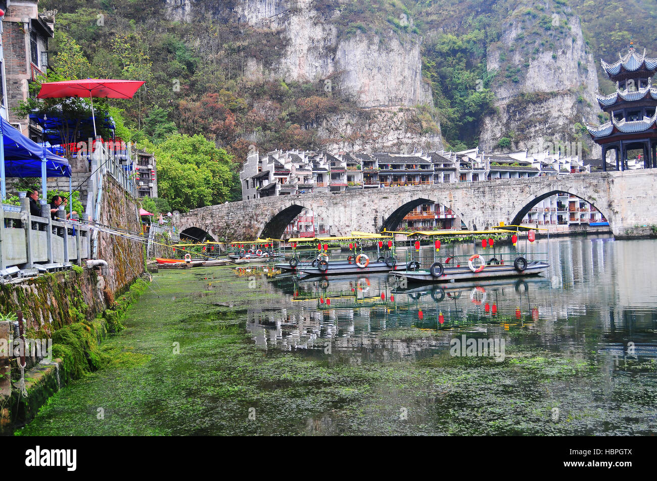 A scenic view of zhusheng bridge