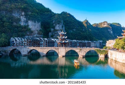 A scenic view of zhusheng bridge