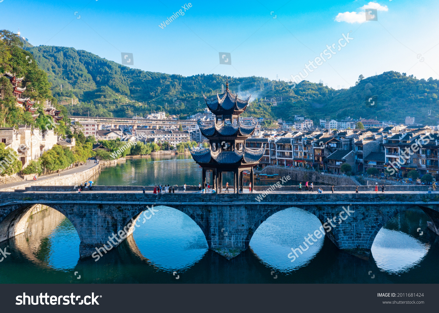 A scenic view of zhusheng bridge