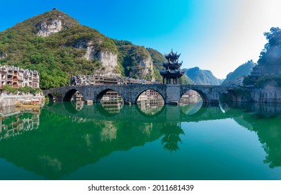 A scenic view of zhusheng bridge