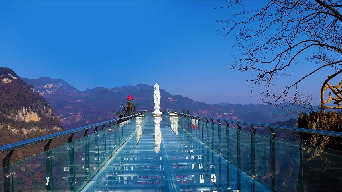 A scenic view of zicheng site