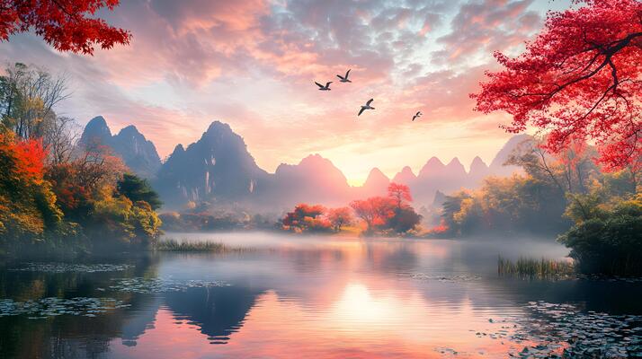 A scenic view of zicheng site
