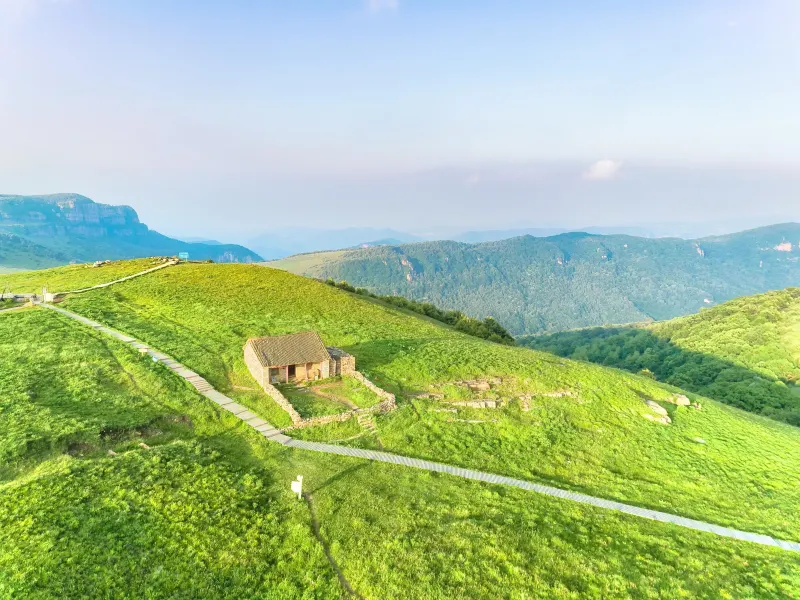 A scenic view of zicheng site