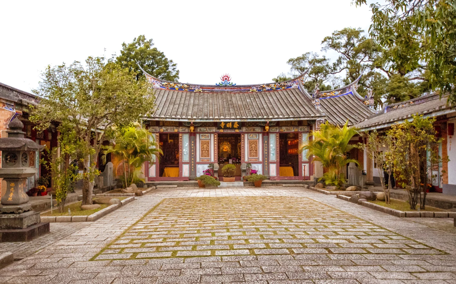 A scenic view of Zishou Temple