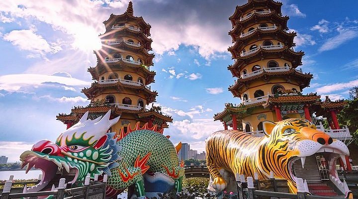 A scenic view of Zishou Temple